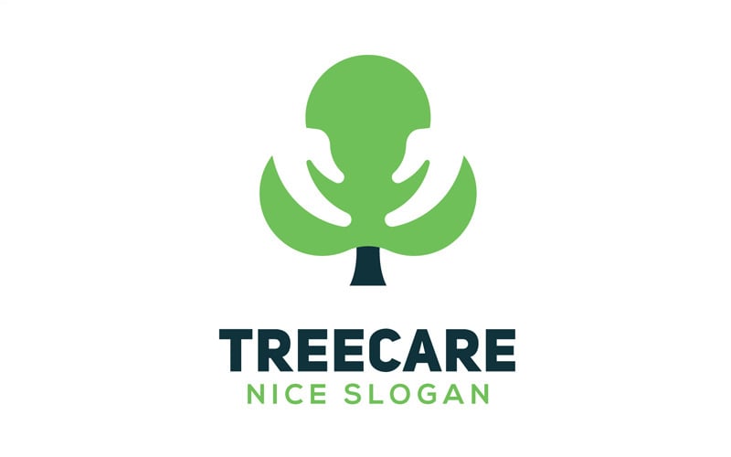 Szablon Logo pielęgnacja drzewa