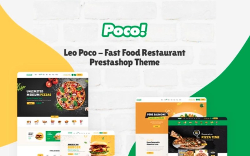 TM Poco - motyw PrestaShop restauracji Fast Food