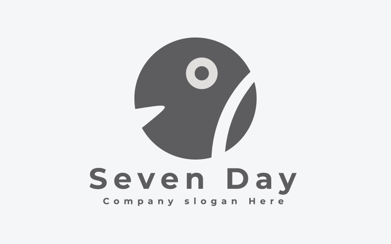 Free Seven Day Logo Template