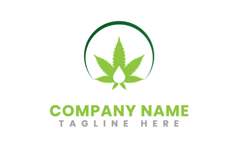 Szablon Logo firmy Natural Leaf Bud