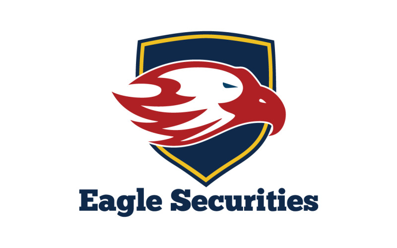 Modelo de logotipo da Eagle Securities