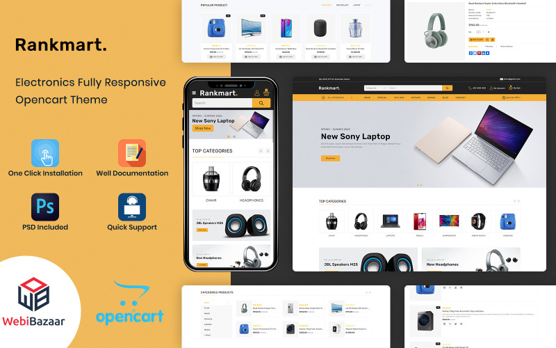 Rankmart - szablon Mega Store OpenCart