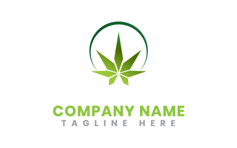 现代复古Canna商业徽标模板