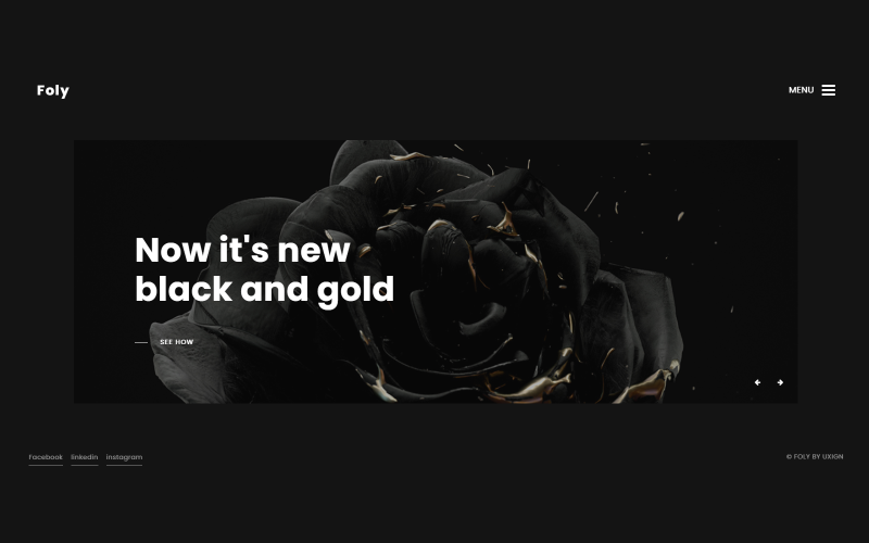 Foly | Persoonlijk portfolio / CV / CV-sjabloon