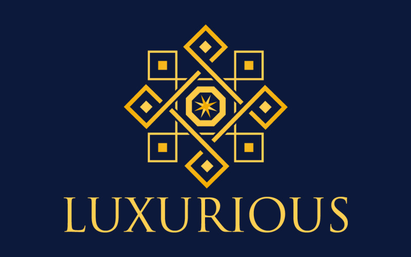 Modello di logo gioiello di lusso