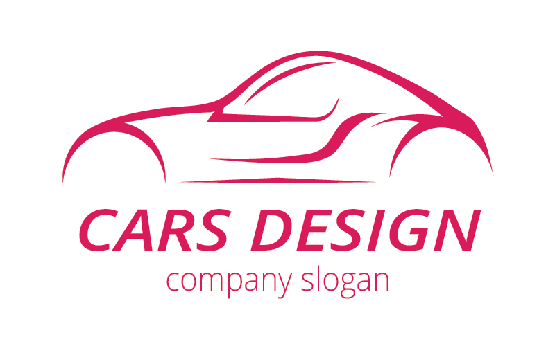 Bilar design logotyp mall