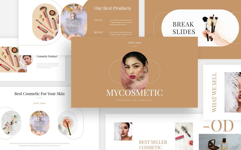 MyCosmetic - Cosmetic Google Slides Template