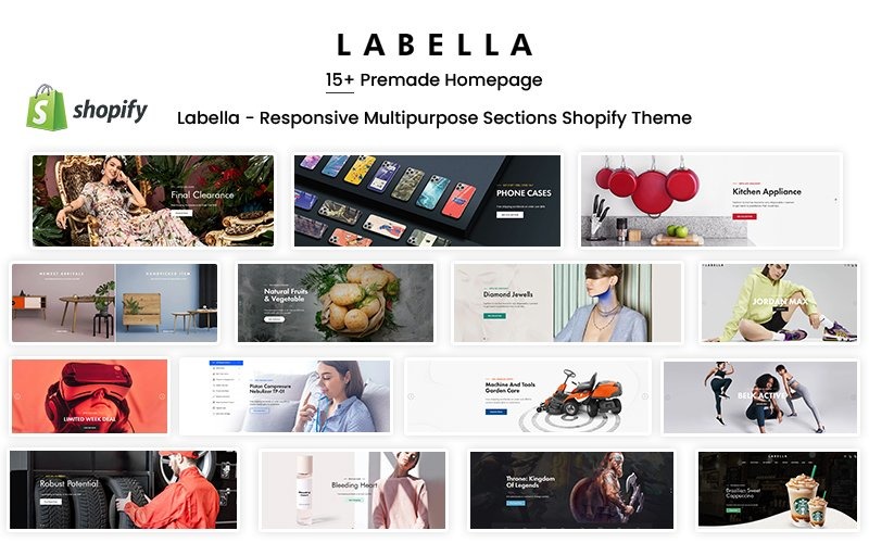 Labella - Responsive Multipurpose Sections Shopify Theme