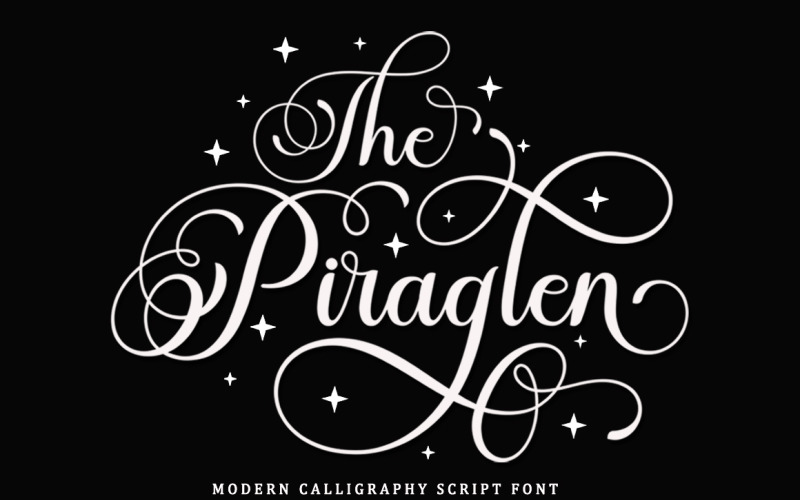 The Piraglen - Modern Calligraphy Font