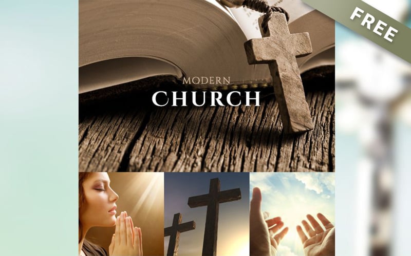 ModernChurch - Plantilla gratuita para boletín informativo de la iglesia