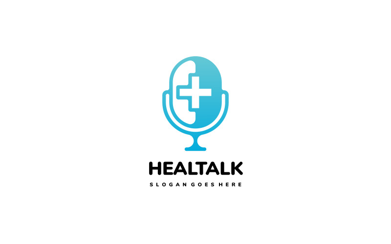 Health Radio Logo Template