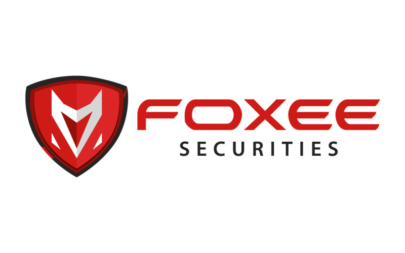 Logo šablony cenných papírů Foxee