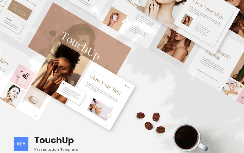 TouchUp - Keynote-Vorlage für die Schönheitspflege