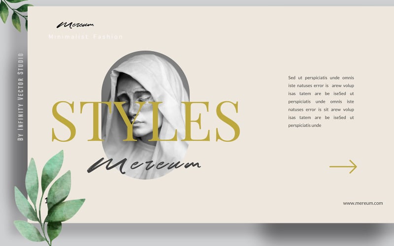 Mereum Creative Unique Powerpoint template