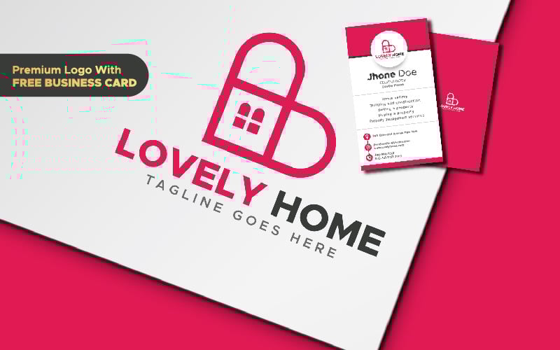 Lovely Home Logo Template