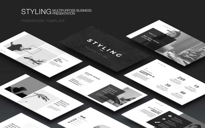 Styling Minimální PowerPoint šablony