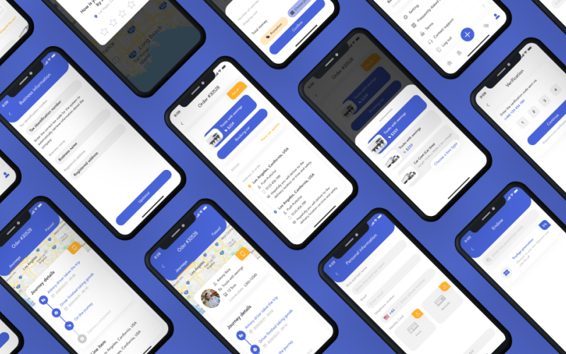 TruckGo - Logistická mobilní aplikace Ui Kit