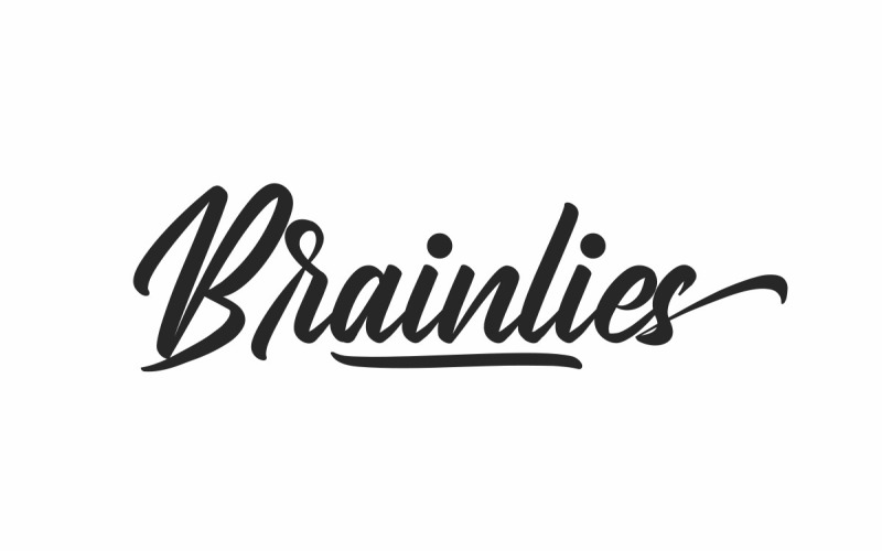 Fuente Brainlies Brush Calligraphy