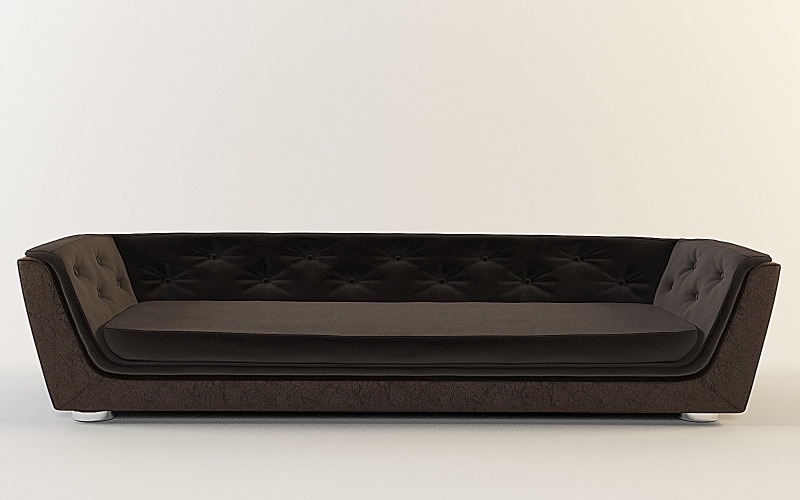 Sofá de veludo Gekka por inDahouze 3D Model
