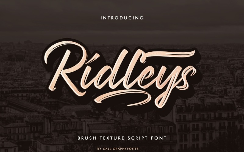 Шрифт Ridleys Handmade Brush