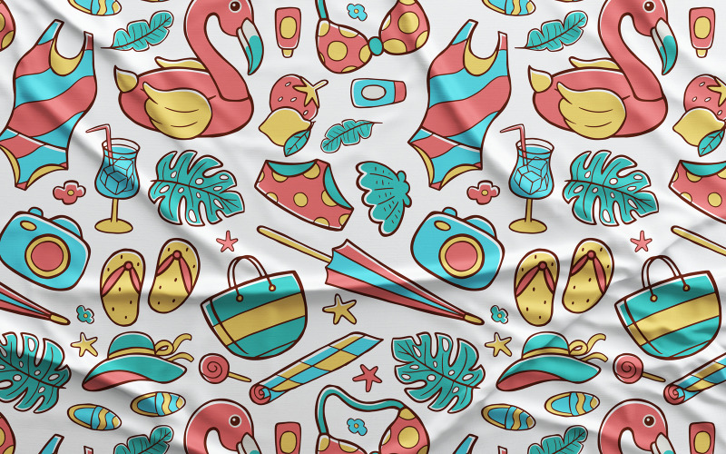 Verão # 02 - Vector Seamless Pattern