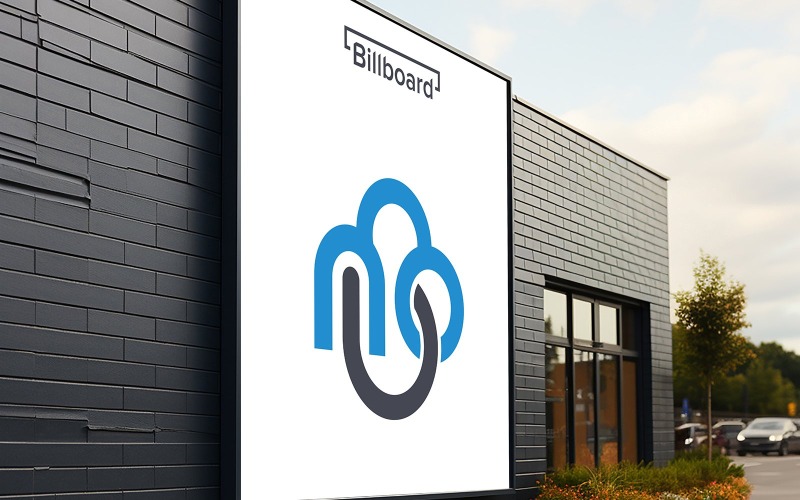 Billboard realistic mockup psd