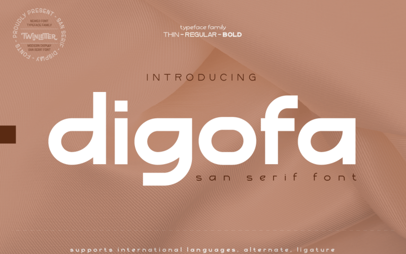 Digofa - Elegante carattere San Serif