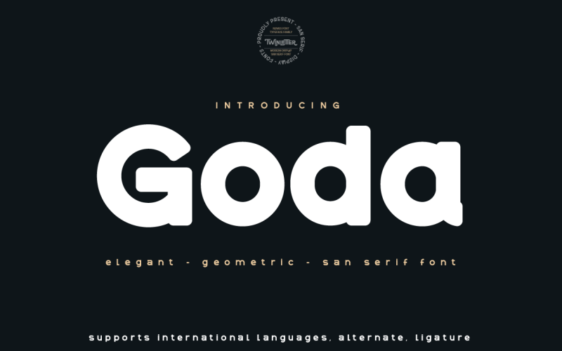 Goda - Fonte San Serif Moderna