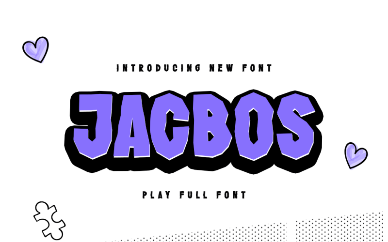 Jacbos - Zarif Oyuncu Yazı Tipi