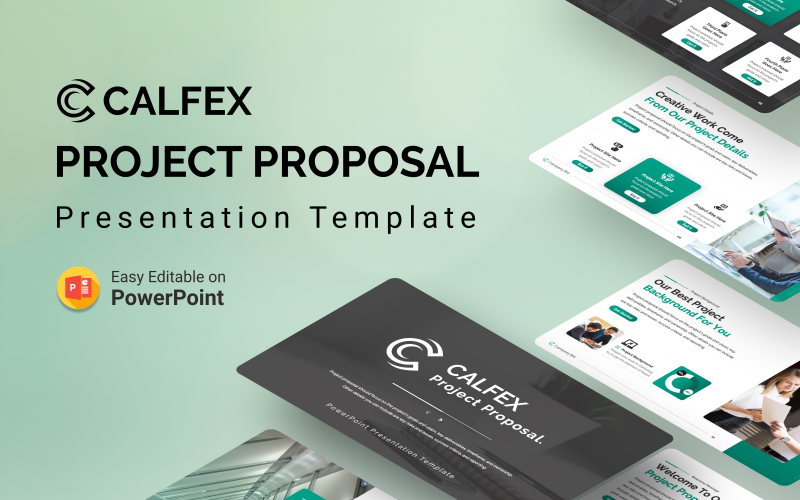 Calfex – PowerPoint-Präsentationsvorlage für Projektvorschläge