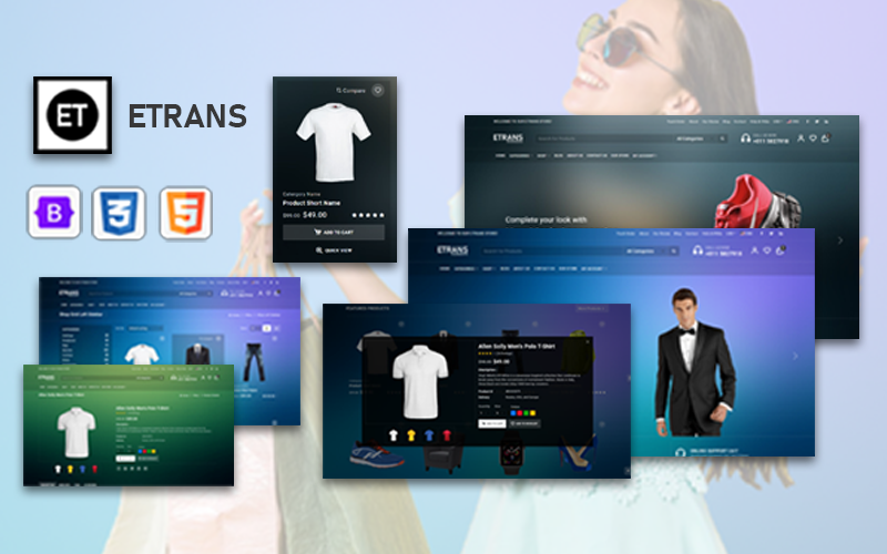 eTrans - eCommerce HTML Template