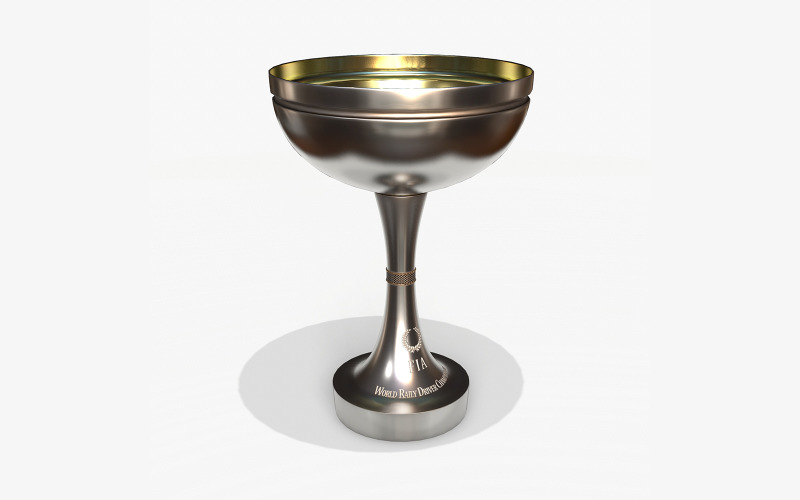 WRC Trophy Cup PBR High Poly Model 3d