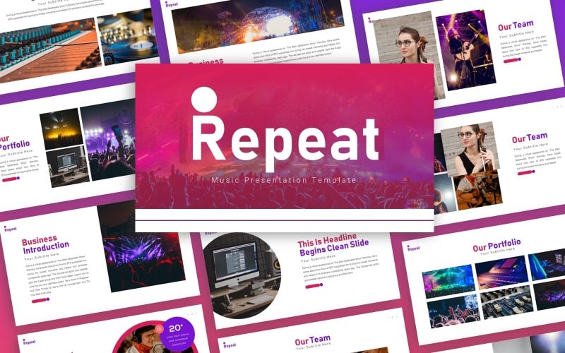 Ripeti - Modello PowerPoint multiuso musicale