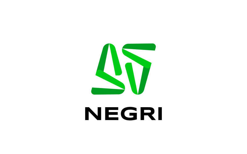Green NA - Concept de logo de démarrage