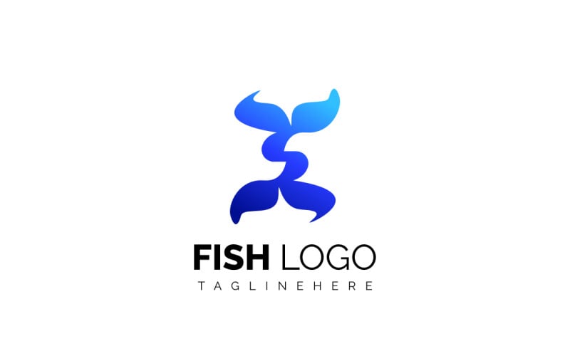 Letter S Fish - Whale Logo #186583 - TemplateMonster