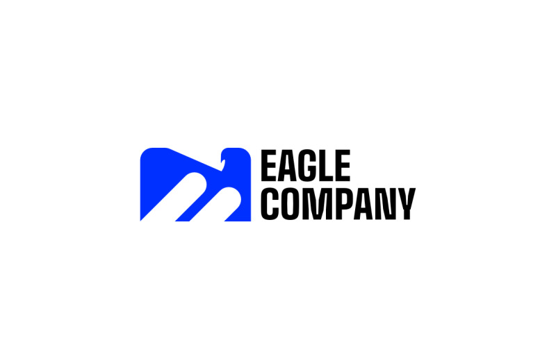 Sterk Eagle-logo-ontwerpconcept