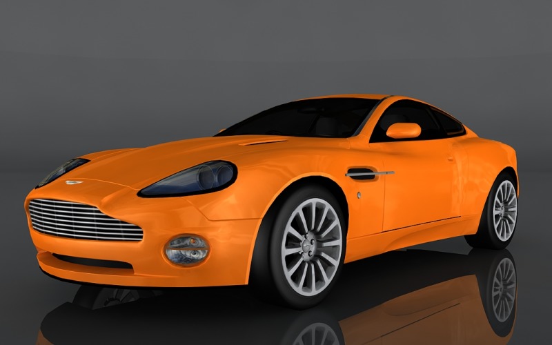 阿斯顿马丁V12 Vanquish 2000 3d模型