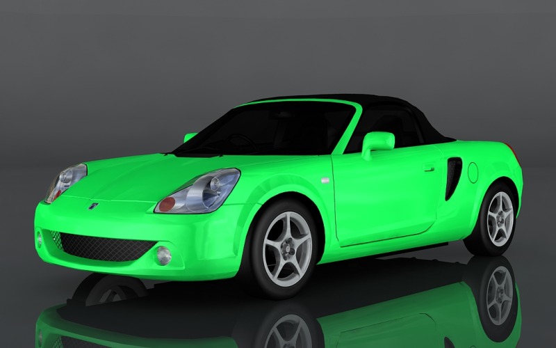 2002 3D model Toyota MR-S