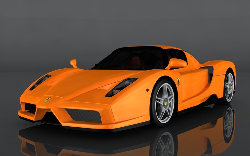 2002-es Ferrari Enzo 3d modell