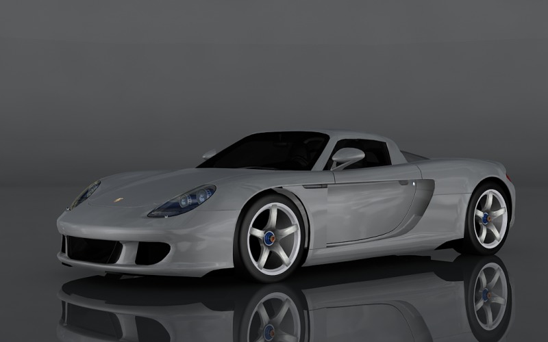 2003-as Porsche Carrera GT 3d modell