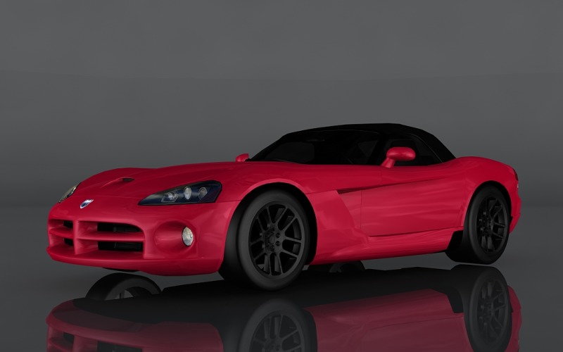 2003 Dodge Viper SRT modelo 3d