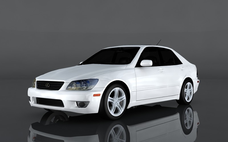 2003 Lexus IS300 3D-Modell