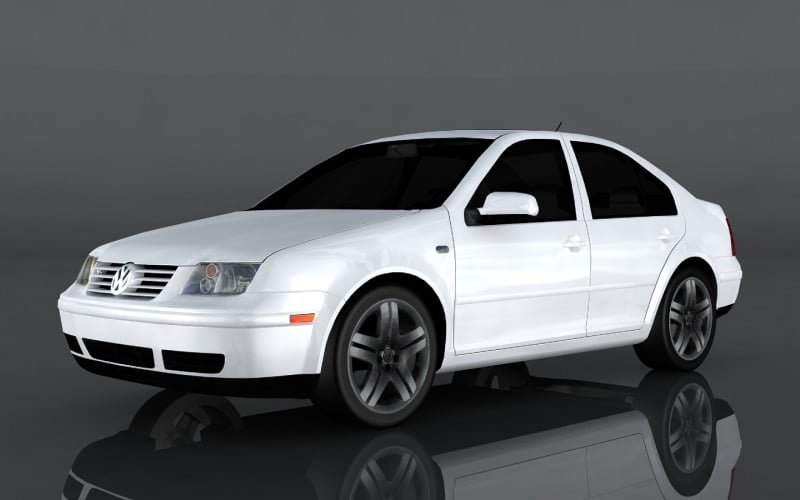 2003 Volkswagen Bora VR6 3D-model