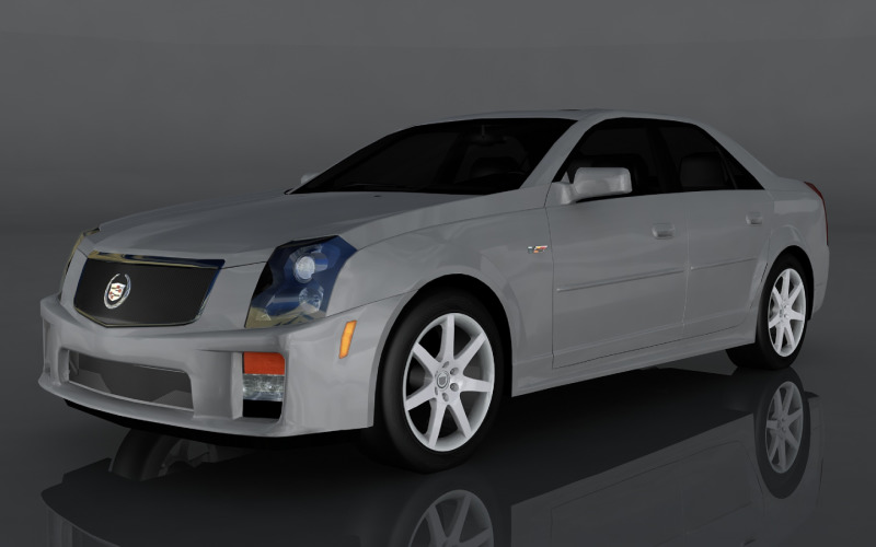 2004 Cadillac CTSV modelo 3d