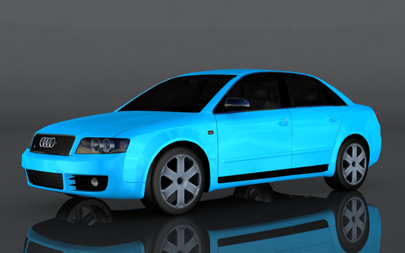 2004-es Audi S4 quattro3d modell