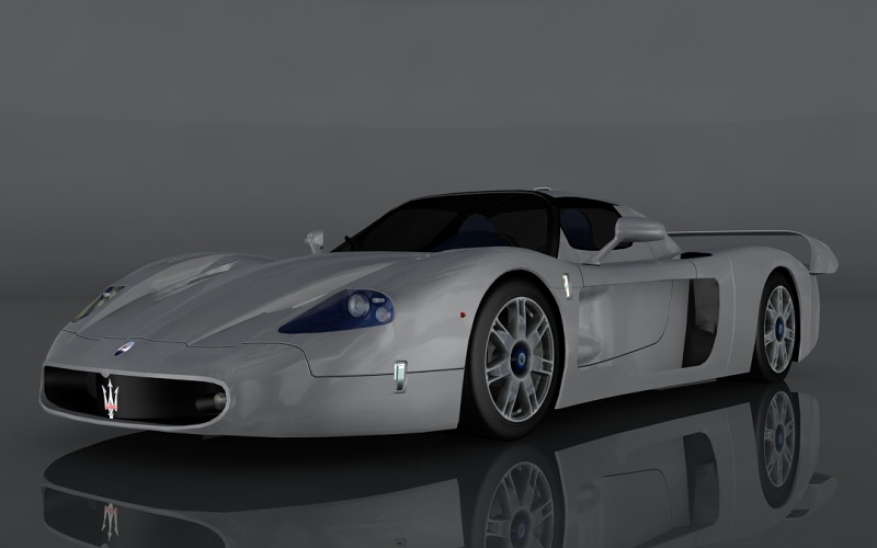 2004-es Maserati MC12 3d modell