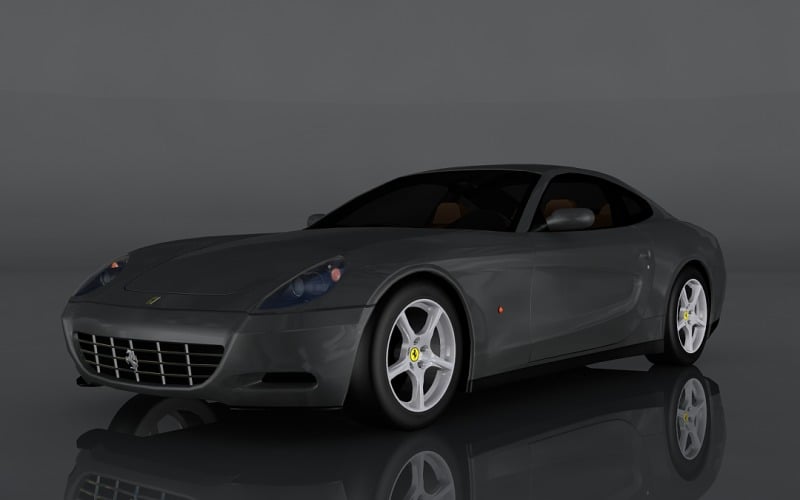 2004 Ferrari 612 Scaglietti 3d model - TemplateMonster