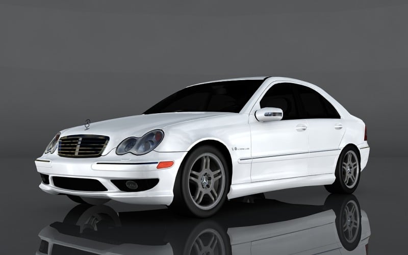 2004 Mercedes-Benz C32 AMG 3d model