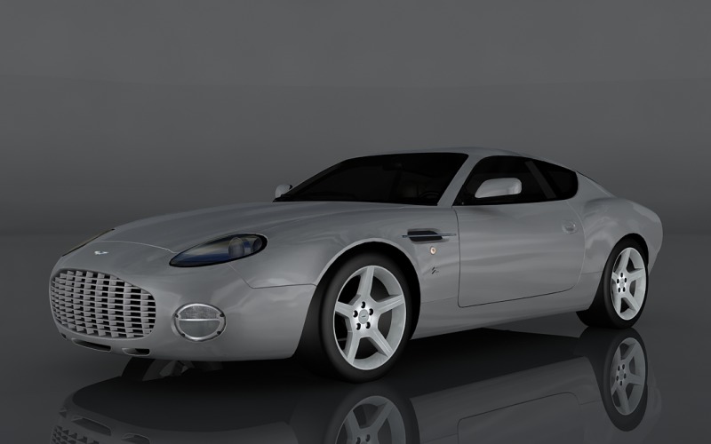 3D-модель Aston Martin DB7 2003 року