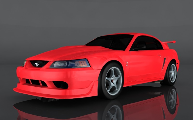 3D модель Ford Mustang Cobra 2000